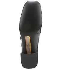 Sam Edelman Sarah Patent Leather Square Toe Mary Jane Dress Pumps