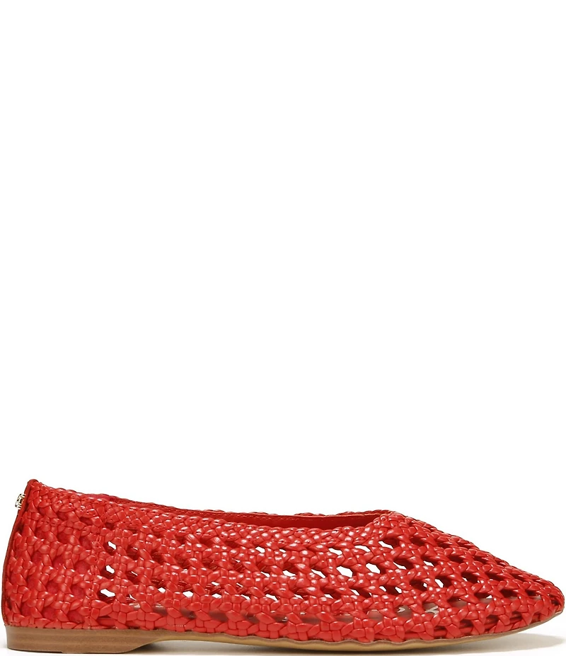 Sam Edelman Shira Woven Leather Ballet Flats