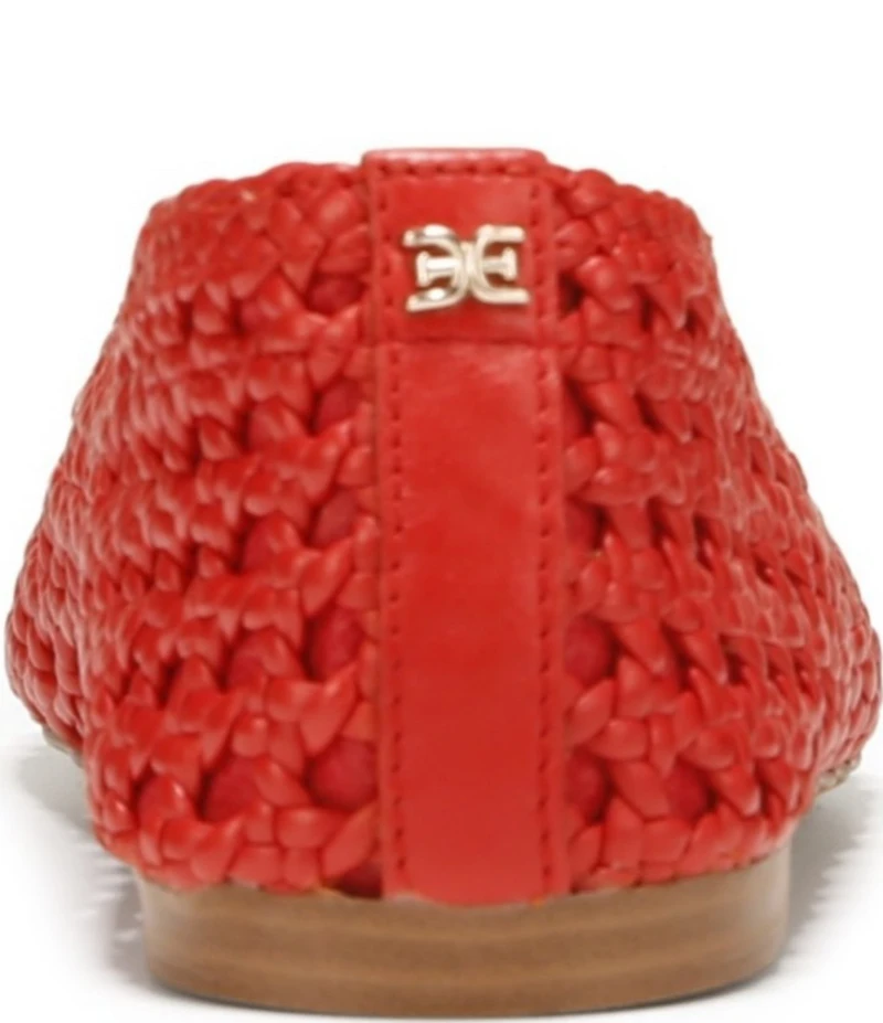 Sam Edelman Shira Woven Leather Ballet Flats