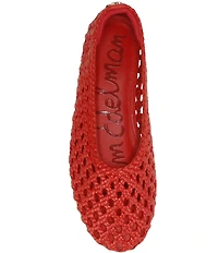 Sam Edelman Shira Woven Leather Ballet Flats