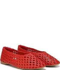 Sam Edelman Shira Woven Leather Ballet Flats