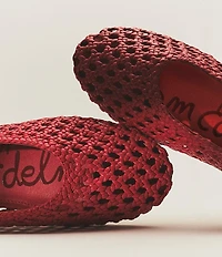 Sam Edelman Shira Woven Leather Ballet Flats