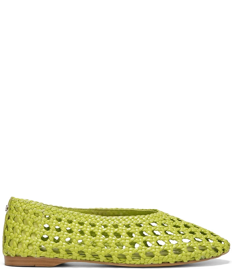 Sam Edelman Shira Woven Leather Ballet Flats