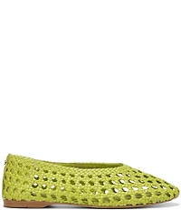 Sam Edelman Shira Woven Leather Ballet Flats