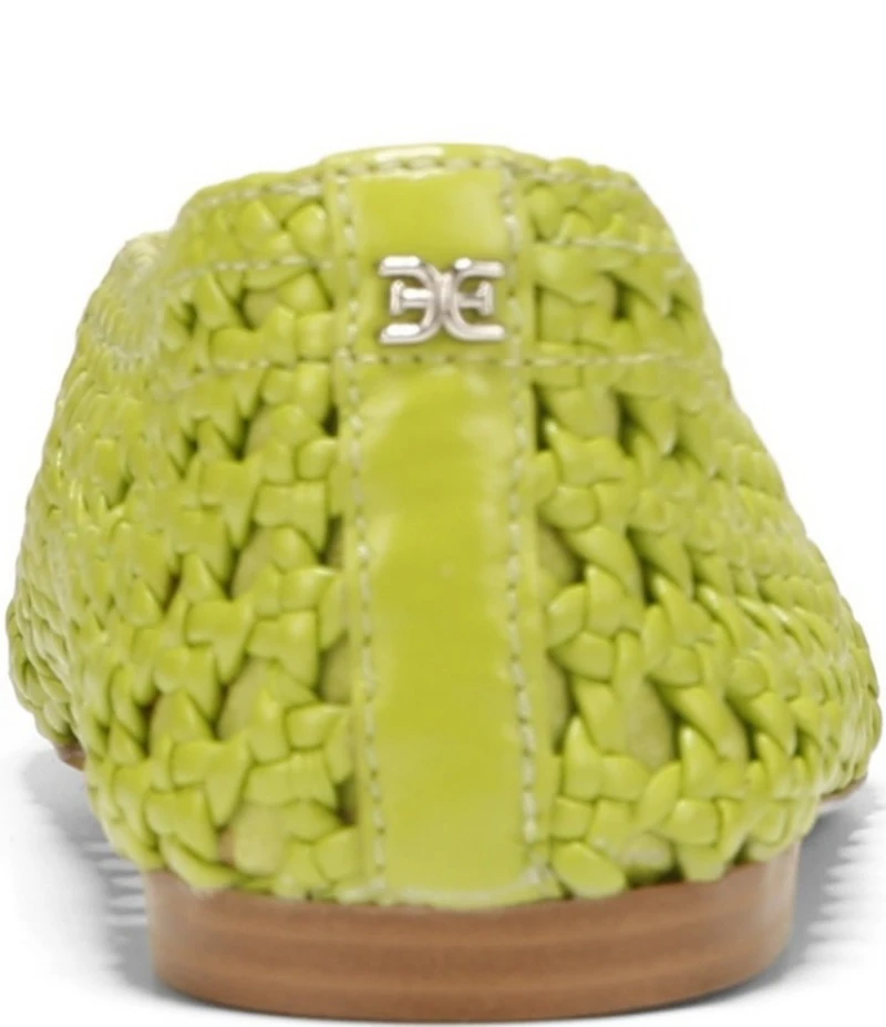 Sam Edelman Shira Woven Leather Ballet Flats