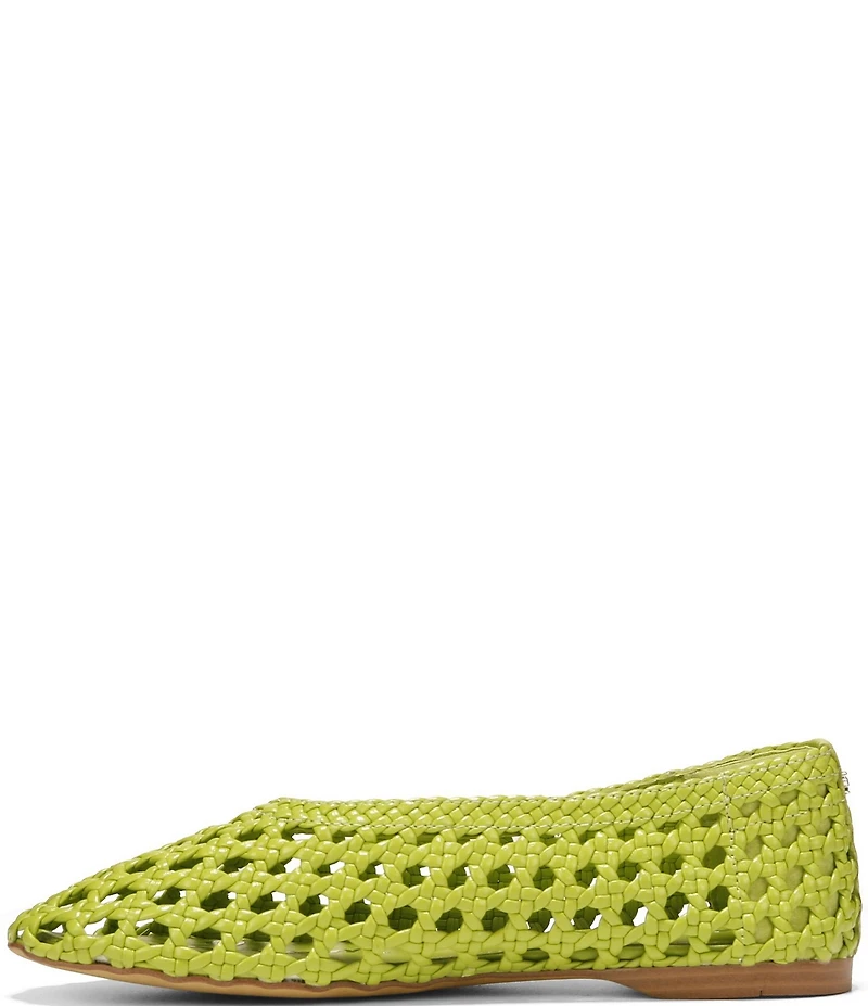 Sam Edelman Shira Woven Leather Ballet Flats
