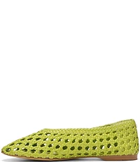 Sam Edelman Shira Woven Leather Ballet Flats