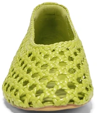 Sam Edelman Shira Woven Leather Ballet Flats