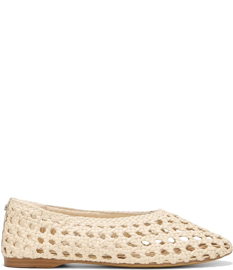 Sam Edelman Shira Woven Leather Ballet Flats