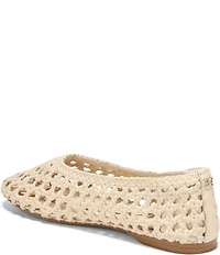 Sam Edelman Shira Woven Leather Ballet Flats