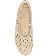 Sam Edelman Shira Woven Leather Ballet Flats