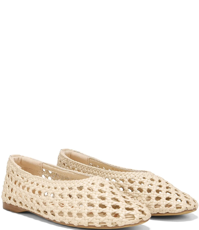 Sam Edelman Shira Woven Leather Ballet Flats