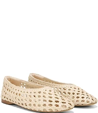 Sam Edelman Shira Woven Leather Ballet Flats