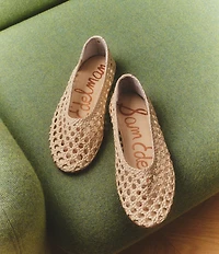 Sam Edelman Shira Woven Leather Ballet Flats