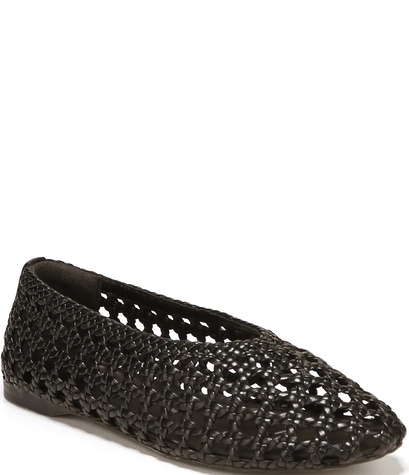 Sam Edelman Shira Woven Leather Ballet Flats