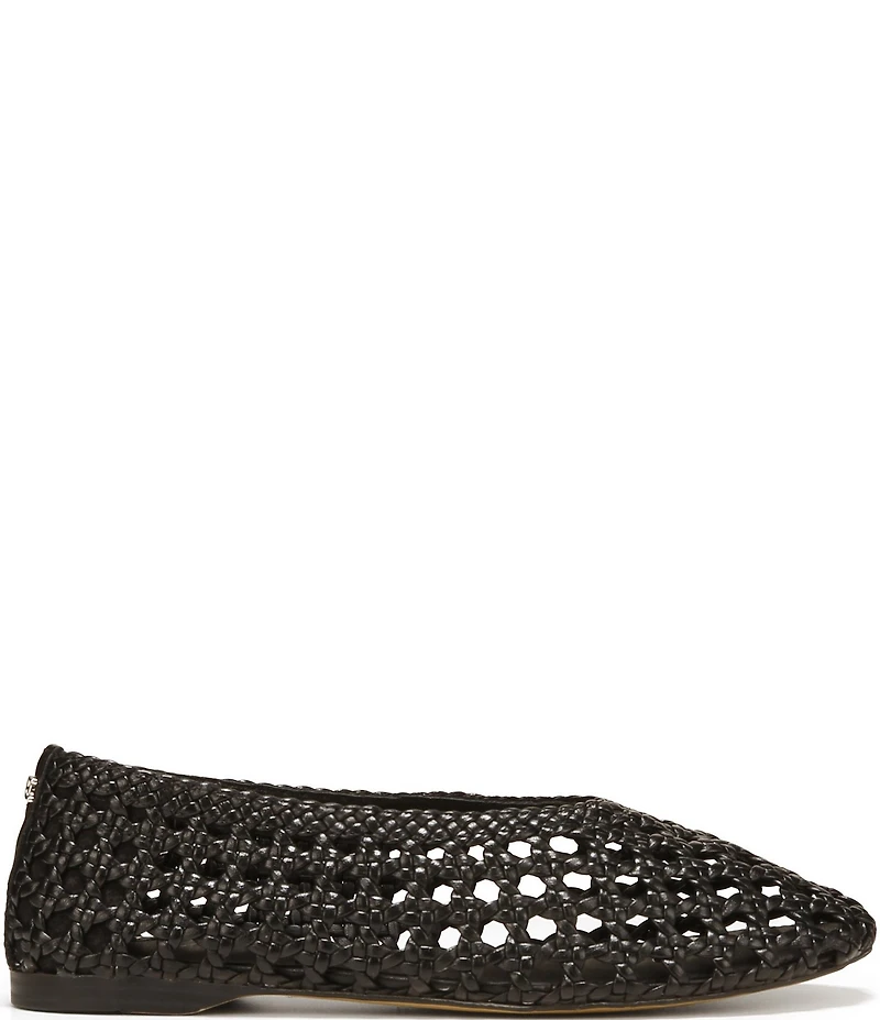 Sam Edelman Shira Woven Leather Ballet Flats