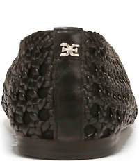 Sam Edelman Shira Woven Leather Ballet Flats