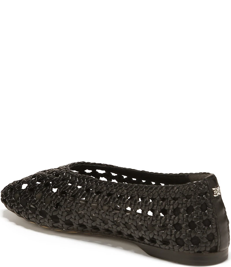 Sam Edelman Shira Woven Leather Ballet Flats