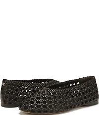 Sam Edelman Shira Woven Leather Ballet Flats