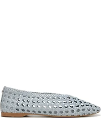 Sam Edelman Shira Woven Leather Ballet Flats