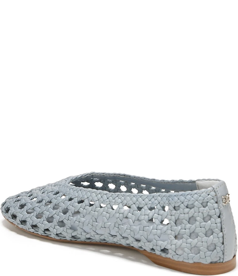 Sam Edelman Shira Woven Leather Ballet Flats