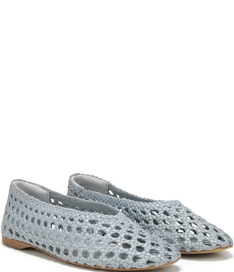 Sam Edelman Shira Woven Leather Ballet Flats