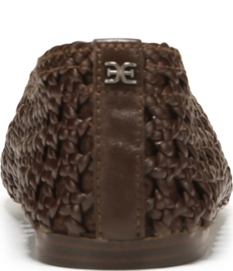 Sam Edelman Shira Woven Leather Ballet Flats