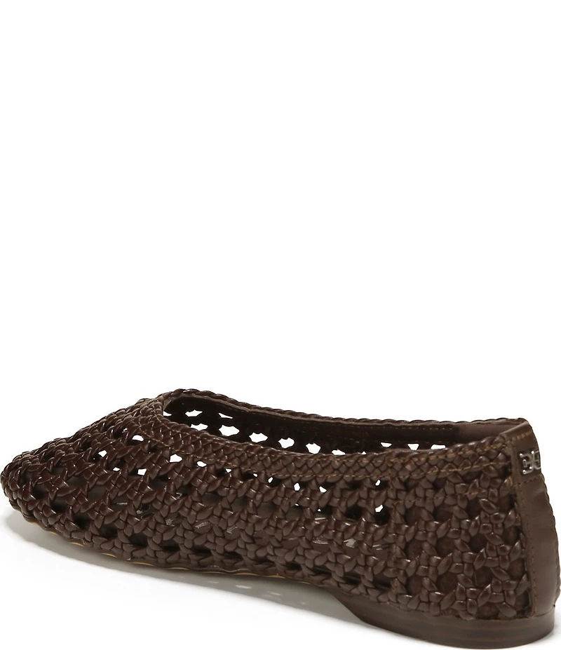 Sam Edelman Shira Woven Leather Ballet Flats