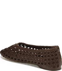 Sam Edelman Shira Woven Leather Ballet Flats