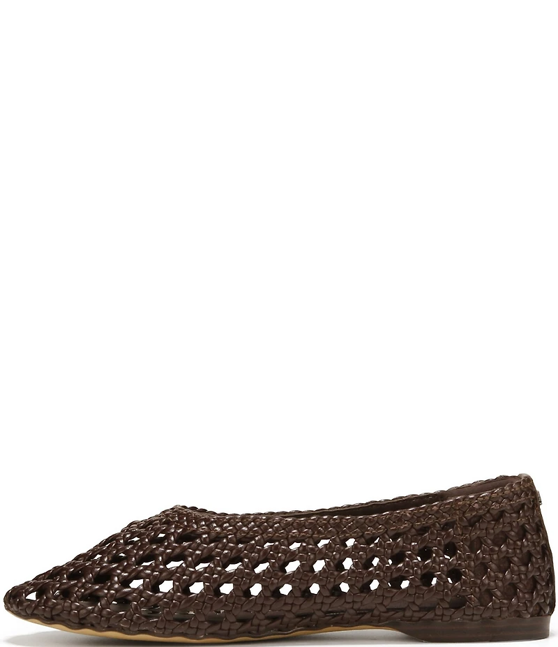 Sam Edelman Shira Woven Leather Ballet Flats