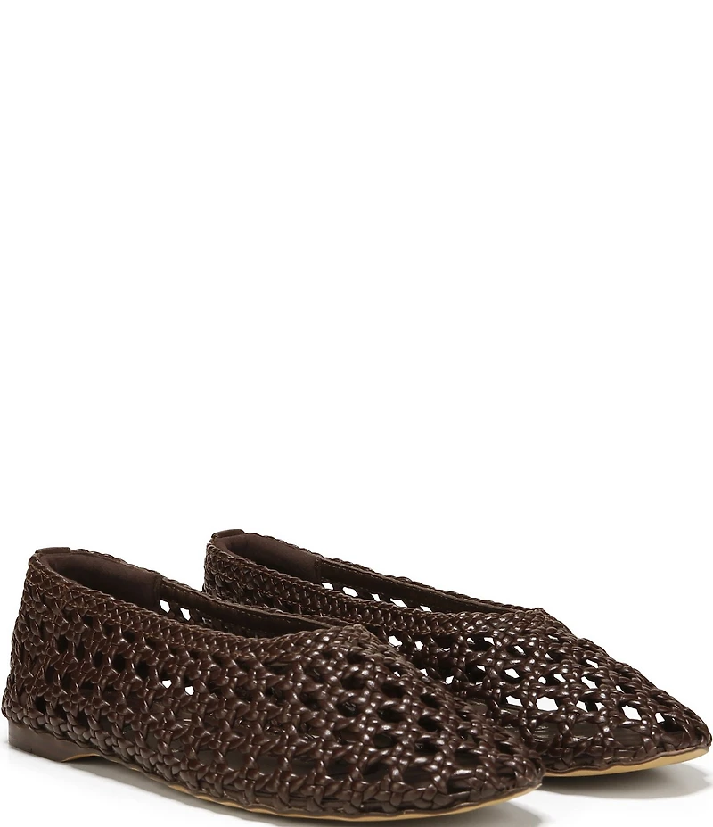 Sam Edelman Shira Woven Leather Ballet Flats