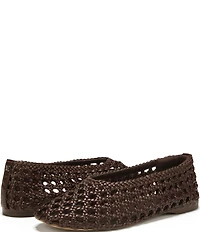 Sam Edelman Shira Woven Leather Ballet Flats
