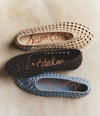 Sam Edelman Shira Woven Leather Ballet Flats
