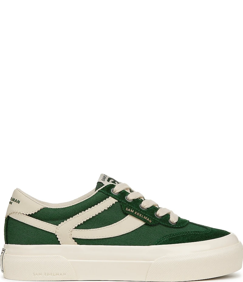 Sam Edelman Simone Suede Leather Platform Lace Up Sneakers