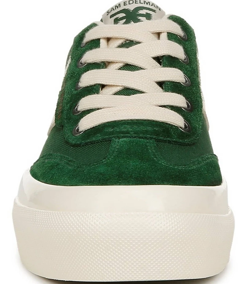 Sam Edelman Simone Suede Leather Platform Lace Up Sneakers