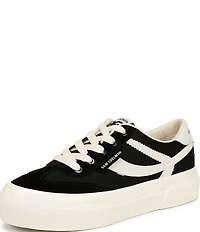 Sam Edelman Simone Suede Leather Platform Lace Up Sneakers
