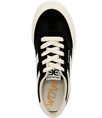 Sam Edelman Simone Suede Leather Platform Lace Up Sneakers
