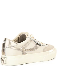 Sam Edelman Simone Suede Leather Platform Lace Up Sneakers