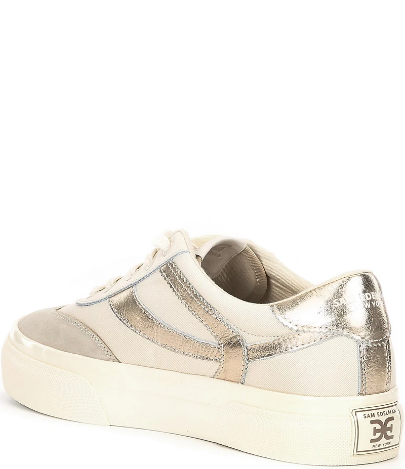 Sam Edelman Simone Suede Leather Platform Lace Up Sneakers