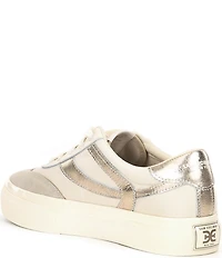 Sam Edelman Simone Suede Leather Platform Lace Up Sneakers