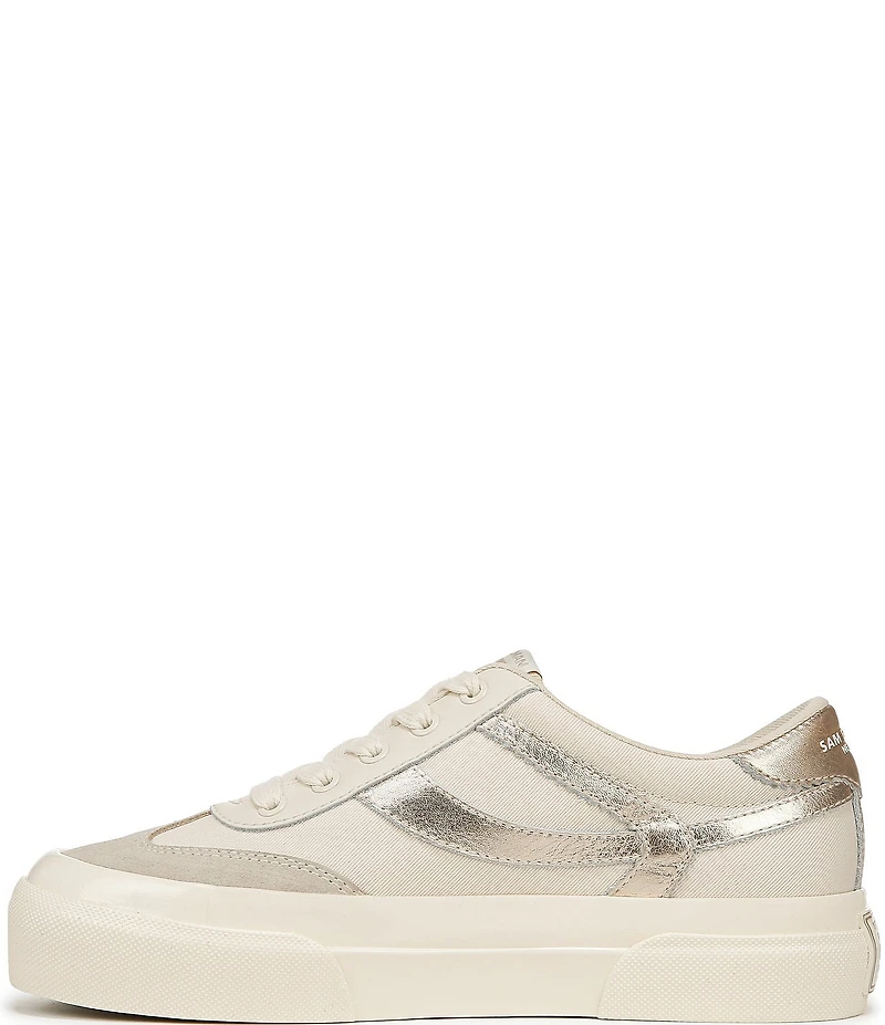 Sam Edelman Simone Suede Leather Platform Lace Up Sneakers