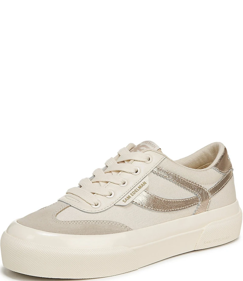 Sam Edelman Simone Suede Leather Platform Lace Up Sneakers