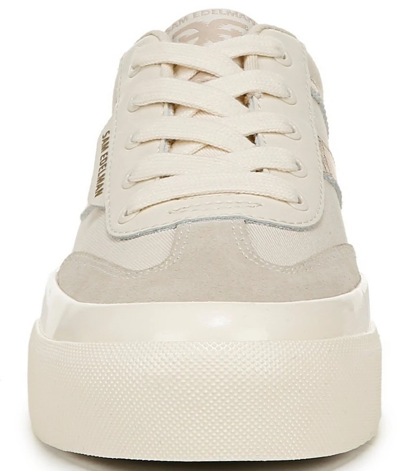 Sam Edelman Simone Suede Leather Platform Lace Up Sneakers