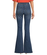 Sam Edelman Stretch Denim High Rise Flare Leg Jeans