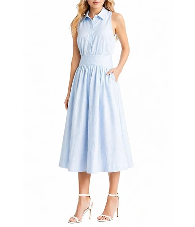 Sam Edelman Striped Midi Shirtdress