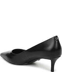 Sam Edelman Summer Leather Pointed Toe Kitten Heel Pumps
