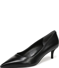 Sam Edelman Summer Leather Pointed Toe Kitten Heel Pumps