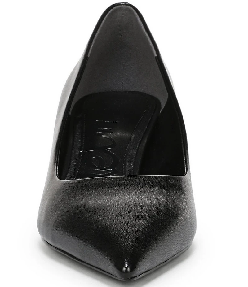 Sam Edelman Summer Leather Pointed Toe Kitten Heel Pumps
