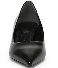 Sam Edelman Summer Leather Pointed Toe Kitten Heel Pumps