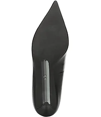 Sam Edelman Summer Leather Pointed Toe Kitten Heel Pumps